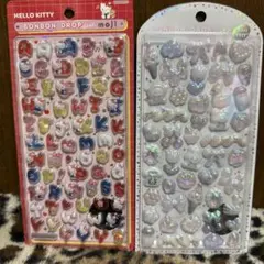 ハローキティ BONBON DROP シール 2枚セット