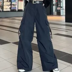 【PAGEBOY】2WAY カーゴハーフパンツ ブラック