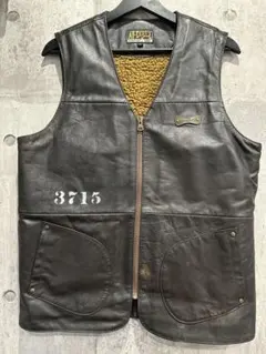 アットダーティー　レザーベスト　XL　ブラック　牛革 楽天市場】☆お買い物マラソン！全品5％OFFクーポン+ポイント