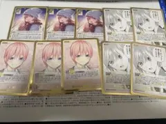 五等分の花嫁カードゲーム　スリーブ&カードセット　S&CR セット　中野一花