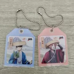 銀魂 推し旅 アクリルラゲッジタグ 神威、新八