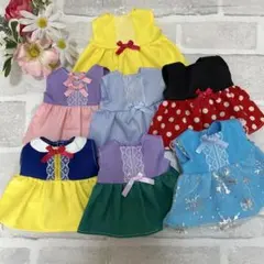 1566.メルちゃん ソランちゃん 服 ワンピース ハンドメイド