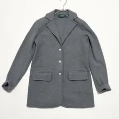 美品✨ローレンラルフローレン　テーラードジャケット　ニットジャケット　銀ボタン