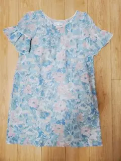 グローブ 花柄フリル袖チュニックのサムネイル
