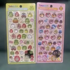 【国内正規品】くちぱっち　めめっち　たまごっち　ボンボンドロップシール　2種