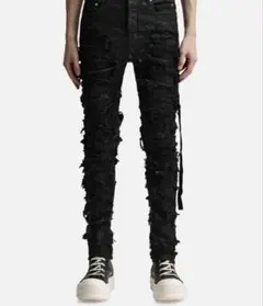 【希少】Rick Owens Detroit Cut 30 ブラック 正規品のサムネイル