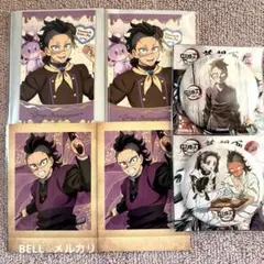 鬼滅の刃　全集中展　缶バッジ　バレンタインチョコ風カード　ぱしゃこれ　不死川玄弥