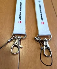 JAL 日本航空 ネックストラップ 非売品 飛行機柄