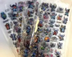 ラスト！在庫わずか！スティッチ　ぷくぷくシール 立体シール　4枚セット