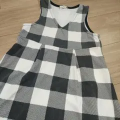 branshes キッズ ジャンバースカート 110cm チェック