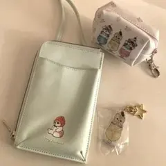 モフサンド スマホポーチ スマホショルダーポーチ ポシェット おまけ付き