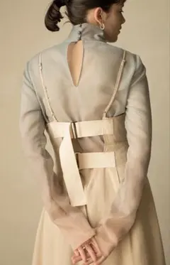 LEINWÄNDE Belted Slip Dress / Beigeのサムネイル