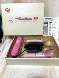 k-two コードレス テフロン カールヘアアイロン 2way