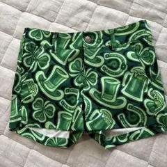 LOUDMOUTH ラウドマウス ゴルフ ショートパンツ 緑 Mのサムネイル