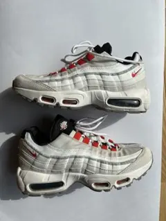 m*i様 【美品】NIKE AIRMAX 95 SE 24.5cm レッド ホワ