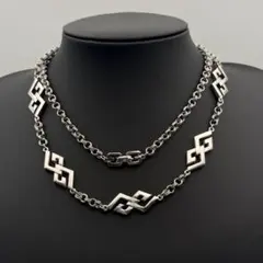 極美品✨ジバンシー ネックレス チョーカー 4Gロゴ ロングチェーン シルバーのサムネイル
