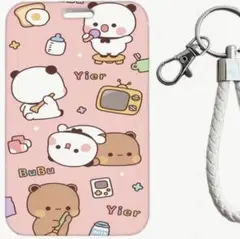 【新品】DUDUとBUBUのパスケース(ピンク)