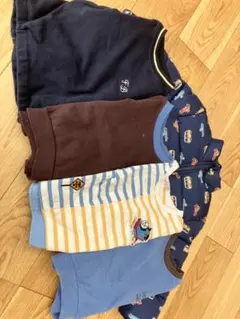 トーマス Tシャツと車柄ダウンジャケットセット 100cm