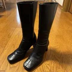 ロングブーツ　23区　24cm ブラック