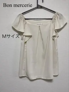 Bon mercerie オフショルダー 半袖 ブラウス Mサイズ レディース服のサムネイル