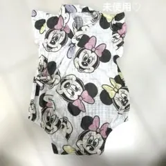 未使用♡ミニー　ディズニー　甚平　ロンパース　お祭り　ベビー　ジェラピケ
