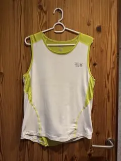 MOUNTAIN HARD WEAR タンクトップ ホワイト/ライム　S