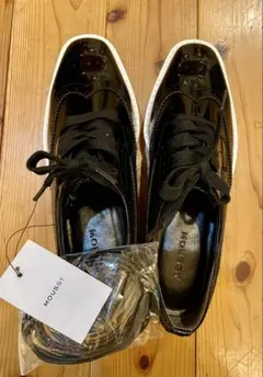 【未使用】値下げしました☆moussy マウジー☆厚底スニーカー　変え紐付き