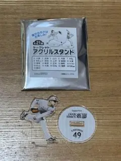 【松本晴 49】福岡ソフトバンクホークス シークレットアクリルスタンド