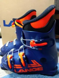 LANGE RSJ 50 スキーブーツ 子ども用 ネイビー/オレンジ