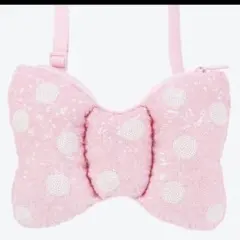 新品未使用‼️ディズニー ミニーマウス 蝶々型ポーチ ピンク