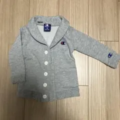 Champion ボタン付きカーディガン 90サイズ グレー