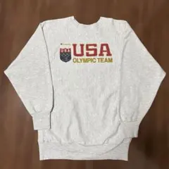 90s USA製 Champion リバースウィーブ USA Olympic