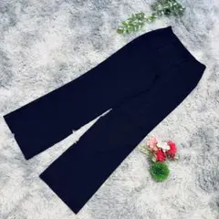 ✨COMME CA DU MODE✨サイズMブラックストライプ ストレートパンツ