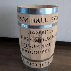 コーヒー生豆樽