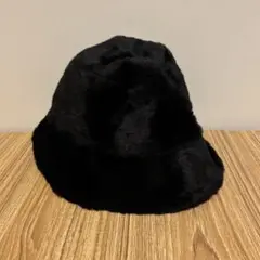 ファーバケットハット 帽子