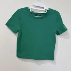 アベイルSUREVE クロップド丈 半袖Tシャツ グリーンMのサムネイル