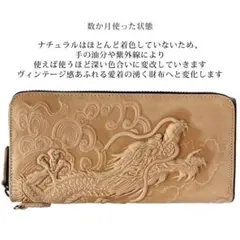 26a ドラゴン タイガー 長財布 新品 未使用 本革 レザー 龍柄 虎柄