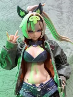 メガミデバイス 朱羅 玉藻ノ前 宴 改造・全塗装完成品 ピンクメイド