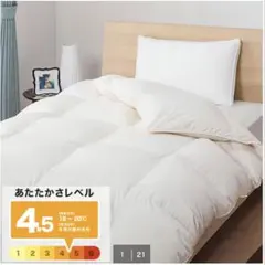 ニトリ ホワイトダックダウン 85% 羽毛布団（ムーンシャンテン シングルⅣ）のサムネイル