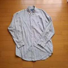 【Ralph Lauren】Yarmouth ボタンダウンチェックシャツ L