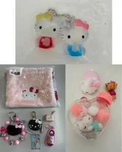 値下げ！ハローキティ 巾着、ガチャガチャ、コインケースセット