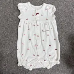 gelato pique チェリー柄ロンパース 80