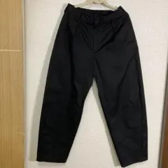 GU カーブタックパンツ　ブラック　Sサイズ メンズ　321-339522