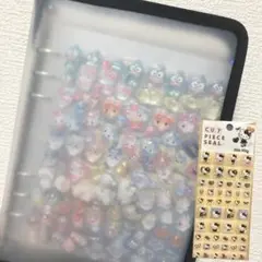 A5サイズ　シール帳完成品　キティーちゃんタイルシール　付き