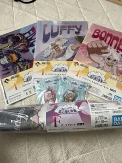 一番くじ ワンピース 思い描く未来F賞ラグマット その他5点