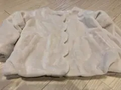 ピアノ ジャケット クリーム色 スカラップデザイン