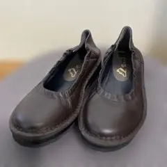 ドルチェ　ダークブラウン レザー ローファー　23 3E