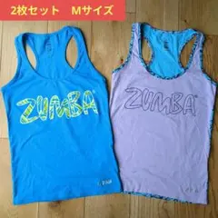 【正規品】ZUMBA WEAR タンクトップ 2枚セット Mサイズのサムネイル