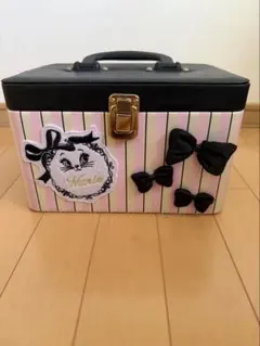 おしゃれキャット マリー メイクボックス ストライプ柄リボン