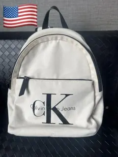 US直輸入　Calvin Klein Jeans アイボリー バックパック